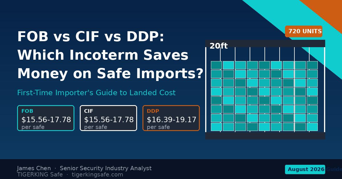 FOB ទល់នឹង CIF ទល់នឹង DDP៖ តើ Incoterm មួយណាដែលពិតជាជួយសន្សំប្រាក់នៅពេលនាំចូលទូដែកពីប្រទេសចិន?
