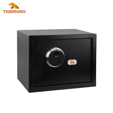 TIGERKING Biometric Fingerprint Home Safe, Digital Security Lock Box, Quick-Access Compact Safe for Cash, Jewelry, Handgun, Documents