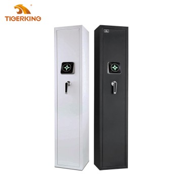 Tigerking Safe Gun safe, 3-gun heavy biometric fingerprint rifle safe, suitable for home rifles and pistols, 3 adjustable gun slots