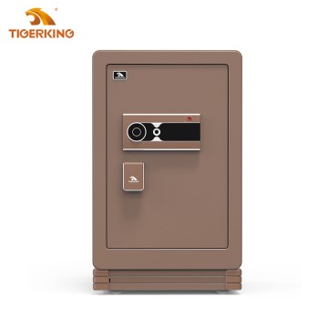TIGERKING Burglary Digital Security Safe Box for Home Office Double Safety Key Lock and Password,Fingerprint Safe