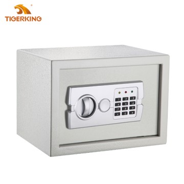 Tigerking Small Safe Box with Sensor Light - Electronic Keypad Security Safe Steel Construction Hidden with Lock, Personal Safe Box