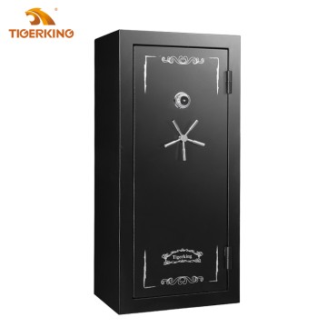 Tigerking Gun Safe,Gun Safes for Home Rifle and Pistols, Quick Access Rifle Safe,Gun Safes for Home Rifle and Shotguns with Adjustable Dividers & Racks