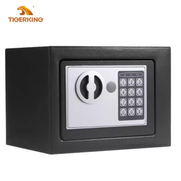 Small Safe Box Digital Electronic Security Safe Box for Home Black，E17ST