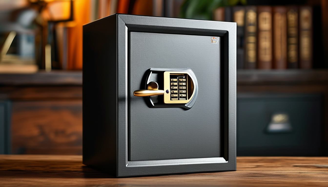 Small High Security Safe For Protecting Documents