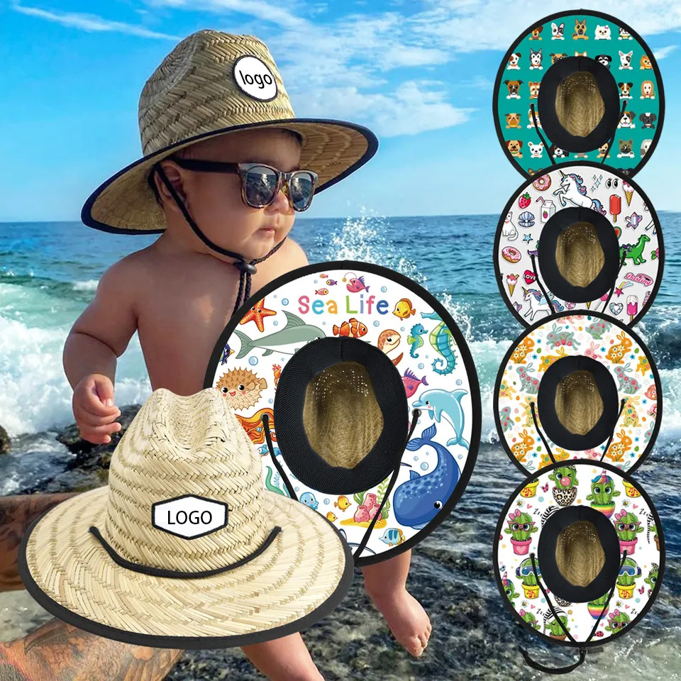 Kids Lifeguard Straw Hat Supplier