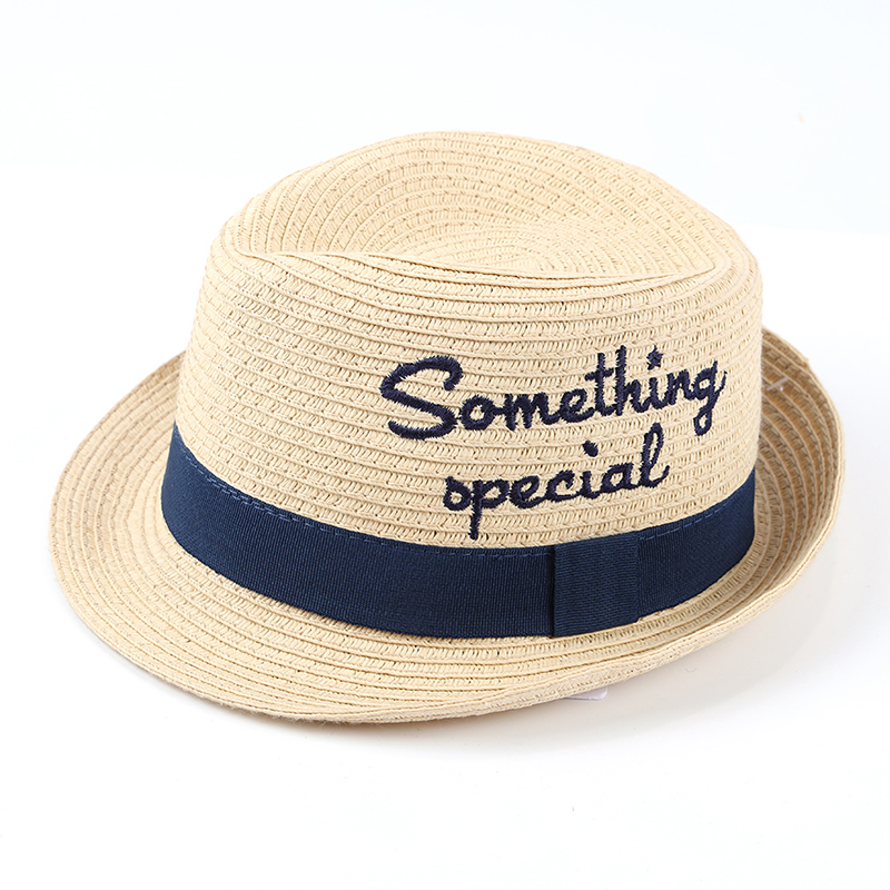Trilby Fedora Panama Straw Hat Supplier for Kids Baby Child Children