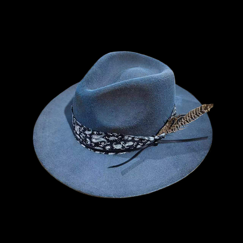 Free Sample 100 Fedora Panama Felt Hat Supplier