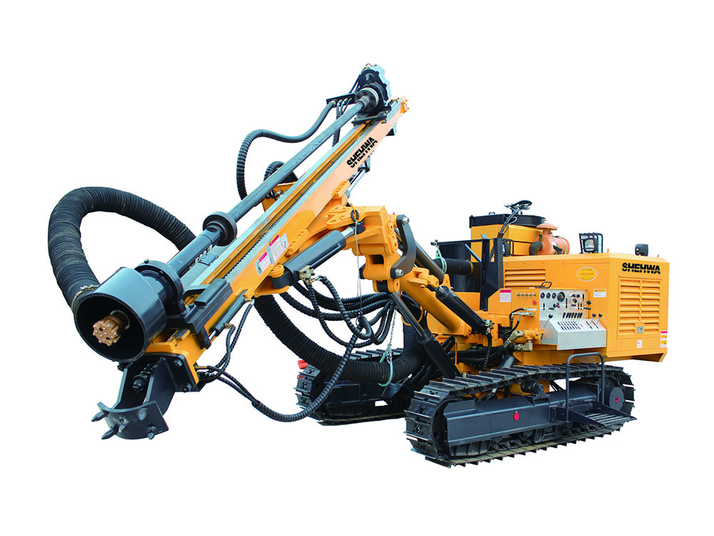 SHEHWA SWDS 140C-DTH separated crawler mounted surface hydraulic down-the-hole drilling rig
