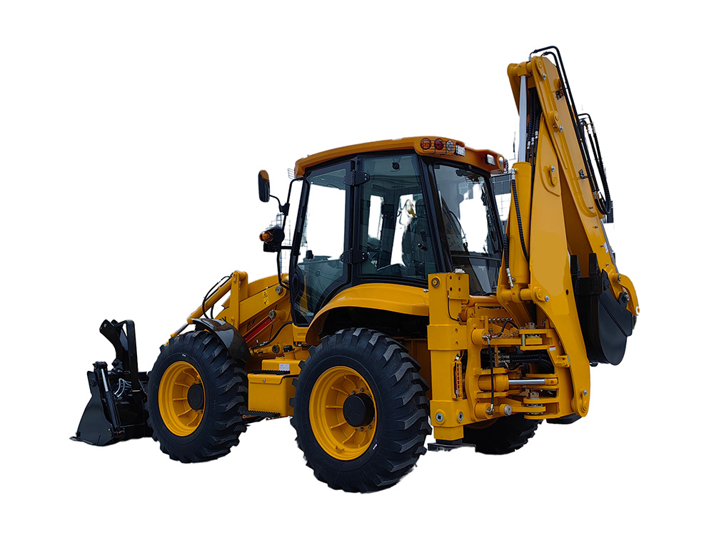 Four-wheel steering backhoe loader SW395AH