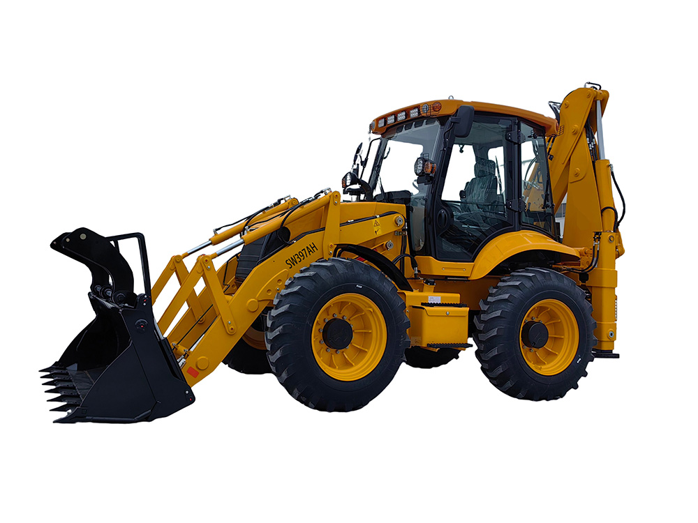 Four-wheel steering backhoe loader SW397AH