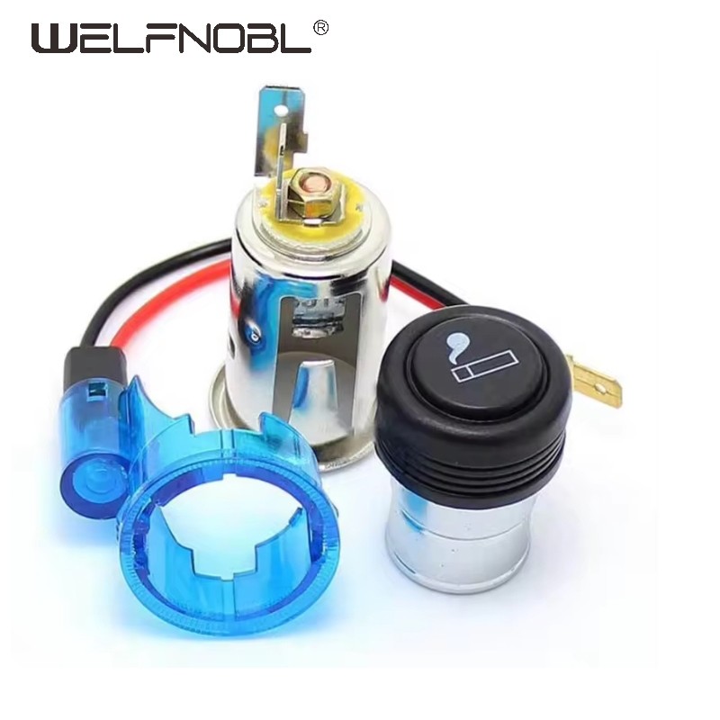 Modified Multicolor Luminous 12 v Cigarette Lighter