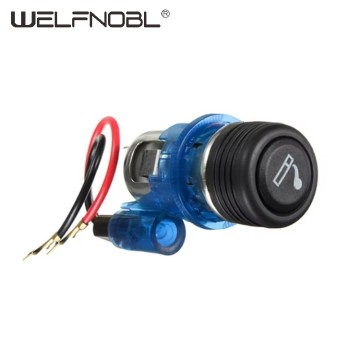 ولاعة سجائر معدلة متعددة الألوان مضيئة 12 فولت