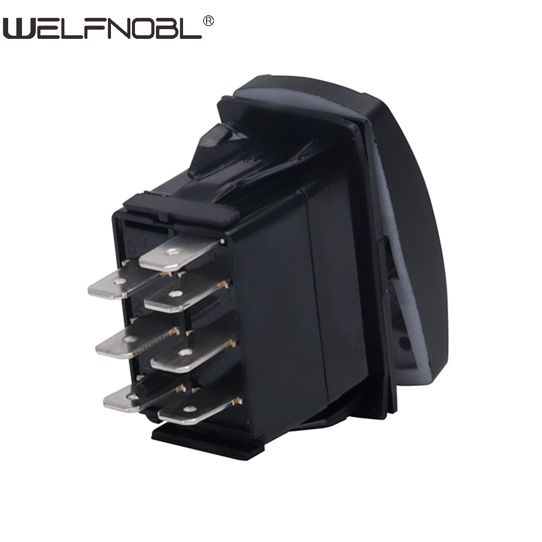 ON-ON 7 Pin Toggle Rocker Switch