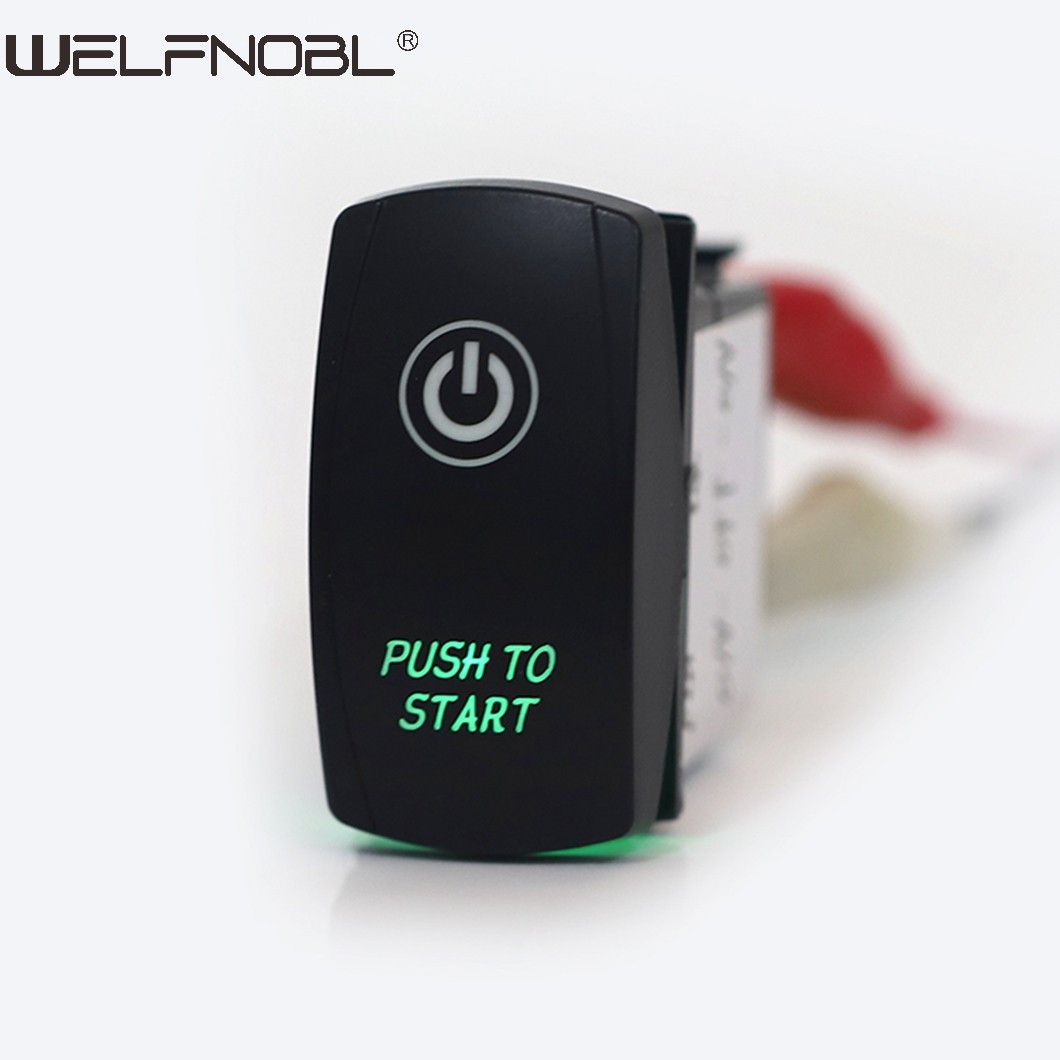 ON-ON 7 Pin Toggle Rocker Switch
