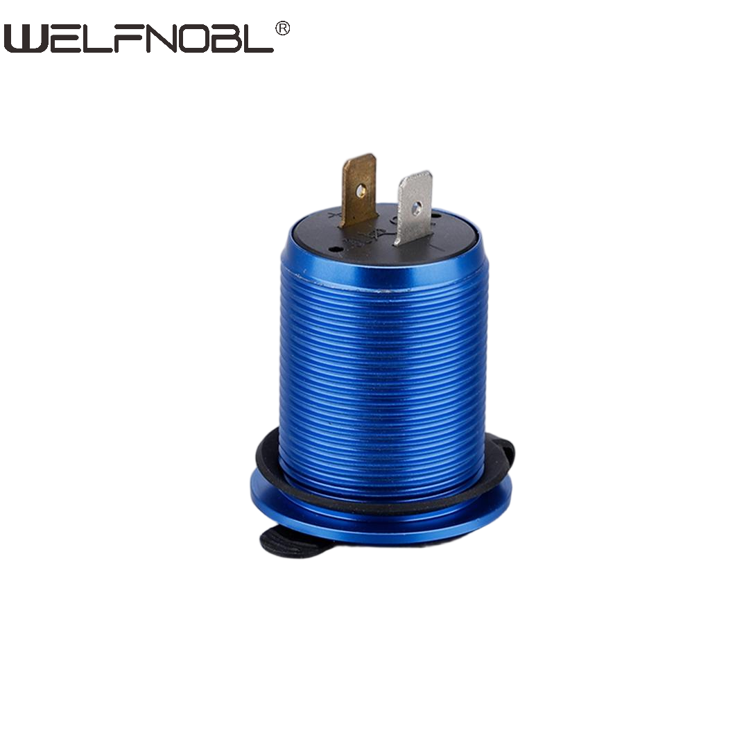 4.2A/QC3.0 двойной USB-разъем из алюминиевого сплава