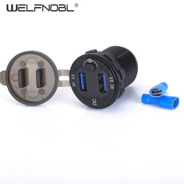 DS004L-T Quick Charger 12V/24V Car Power Outlet