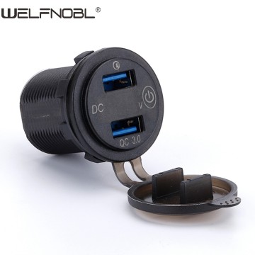 DS015B-T Dual USB QC3.0 12-24V Car Cell Phone Charger