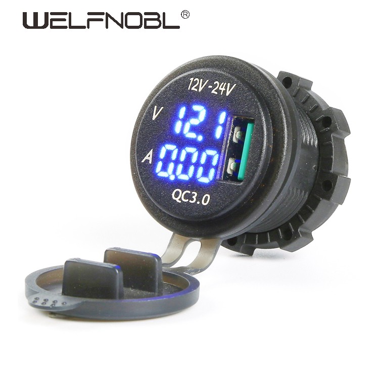 QC3.0 Dual USB Fast Charger Power Outlet