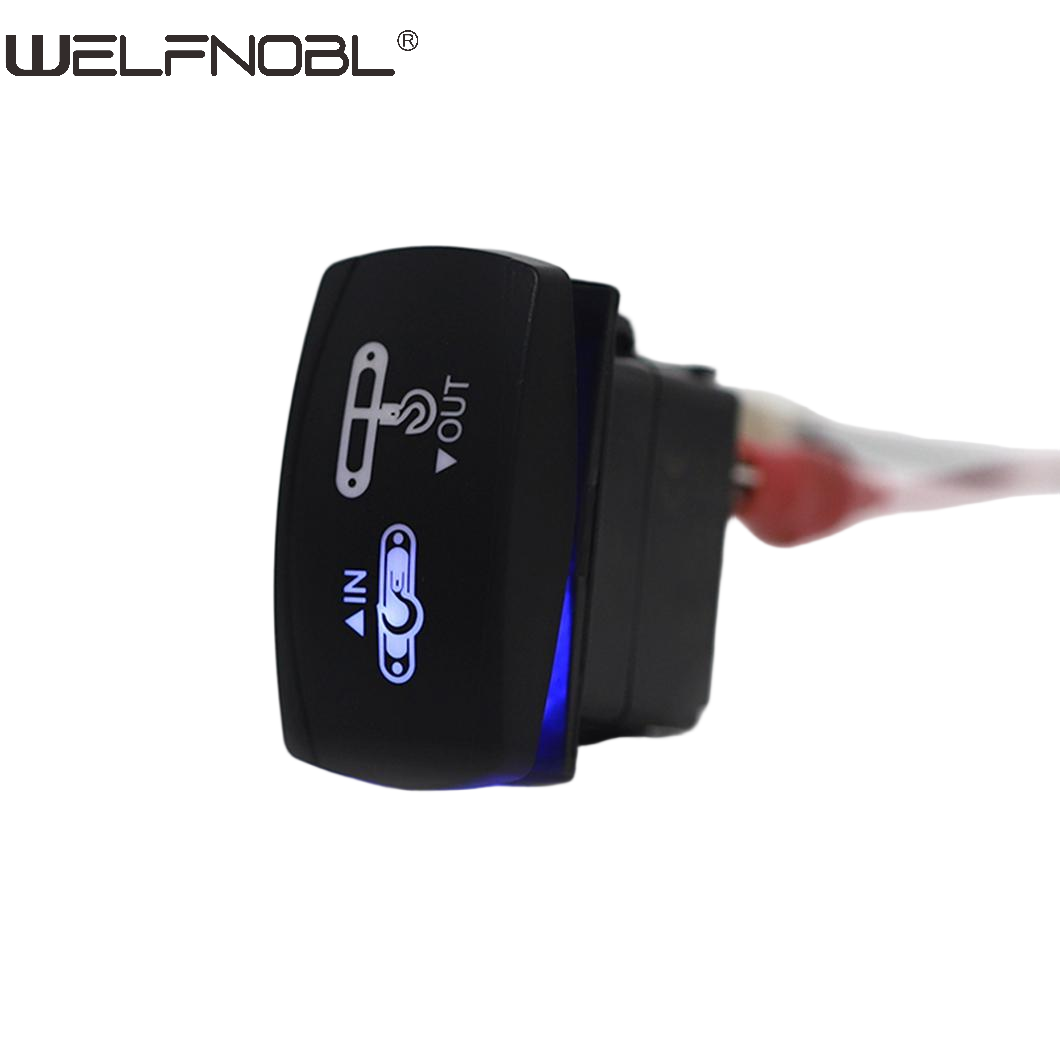 7-контактный морской кулисный переключатель (ВКЛ)-ВЫКЛ-(ВКЛ)