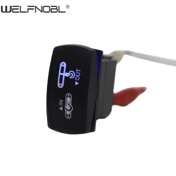 7ピン（オン）-オフ-（オン）マリンロッカースイッチ