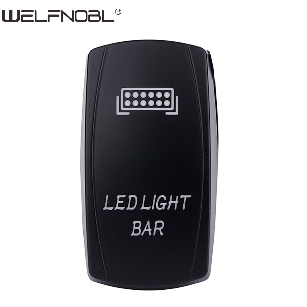 Marine Led LIGHT BAR Rocker Switch