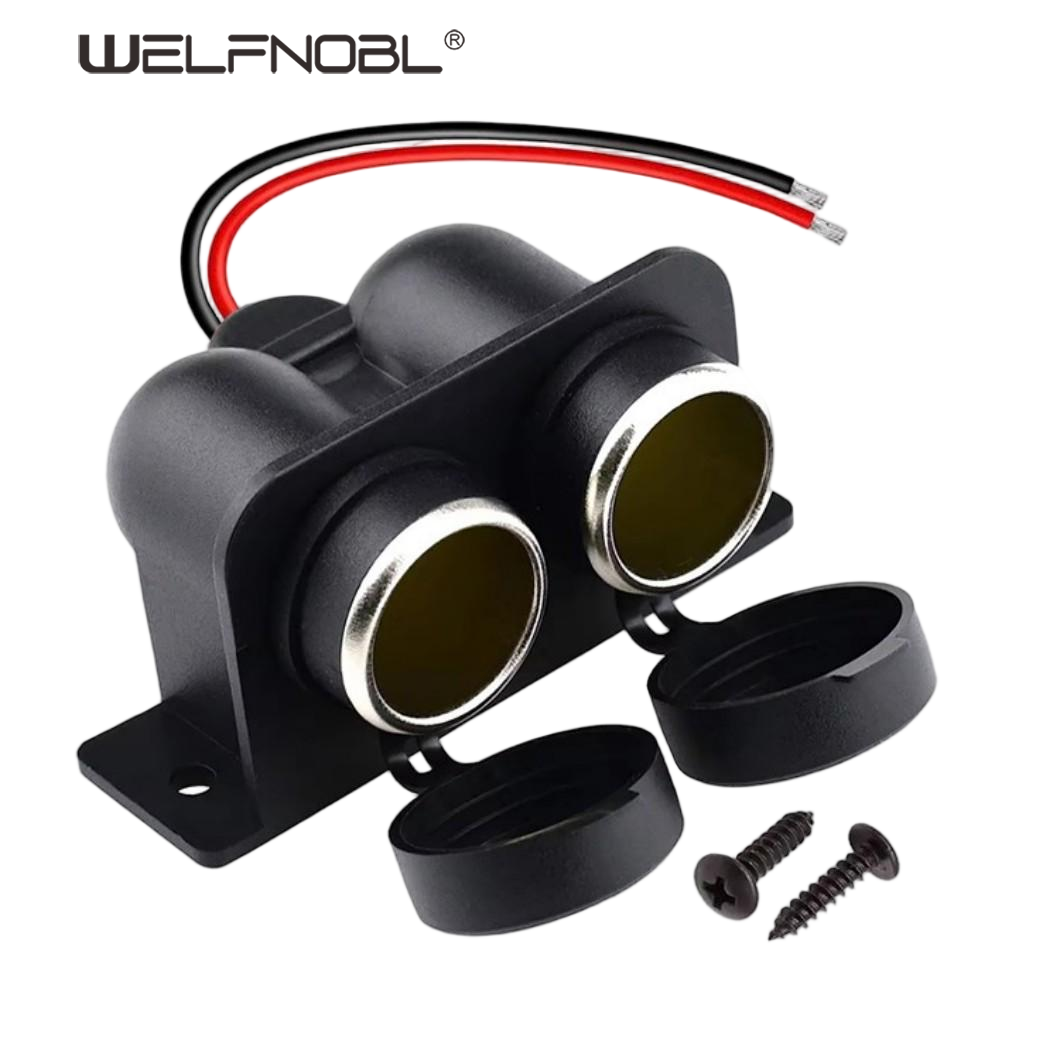 Cigarette Lighter Socket Waterproof 12V Power Outlet