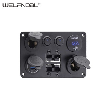 Electronic 12V switch board 4 group panel