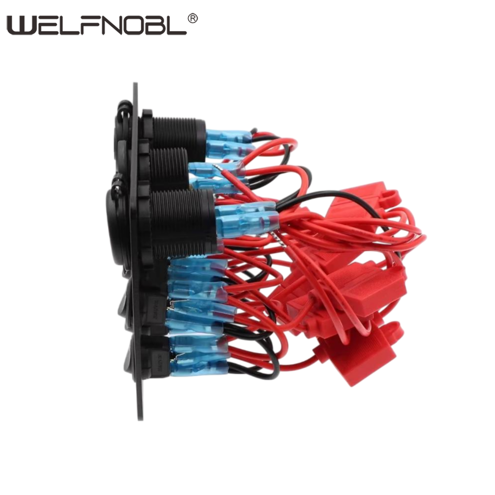 防水8ギャングロッカーデュアルUSB充電スイッチパネル