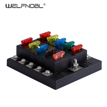 6 /10/12 Way 12V Fuse Box Blade