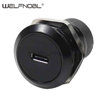 USB C Panel Mount Socket Round Type Data Socket