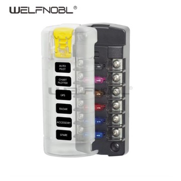 6 Way Blade Fuse Holder