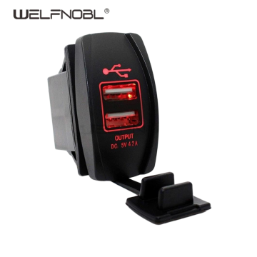 2 port usb pengecas kereta cepat