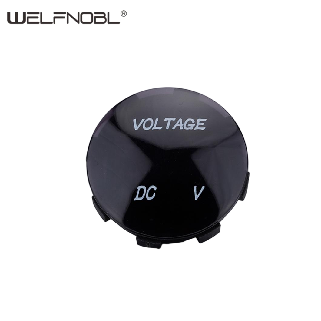 Round Voltmeter LED Digital Display