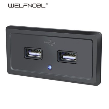 DS005A 表面パネル 3.1A ダブル充電器