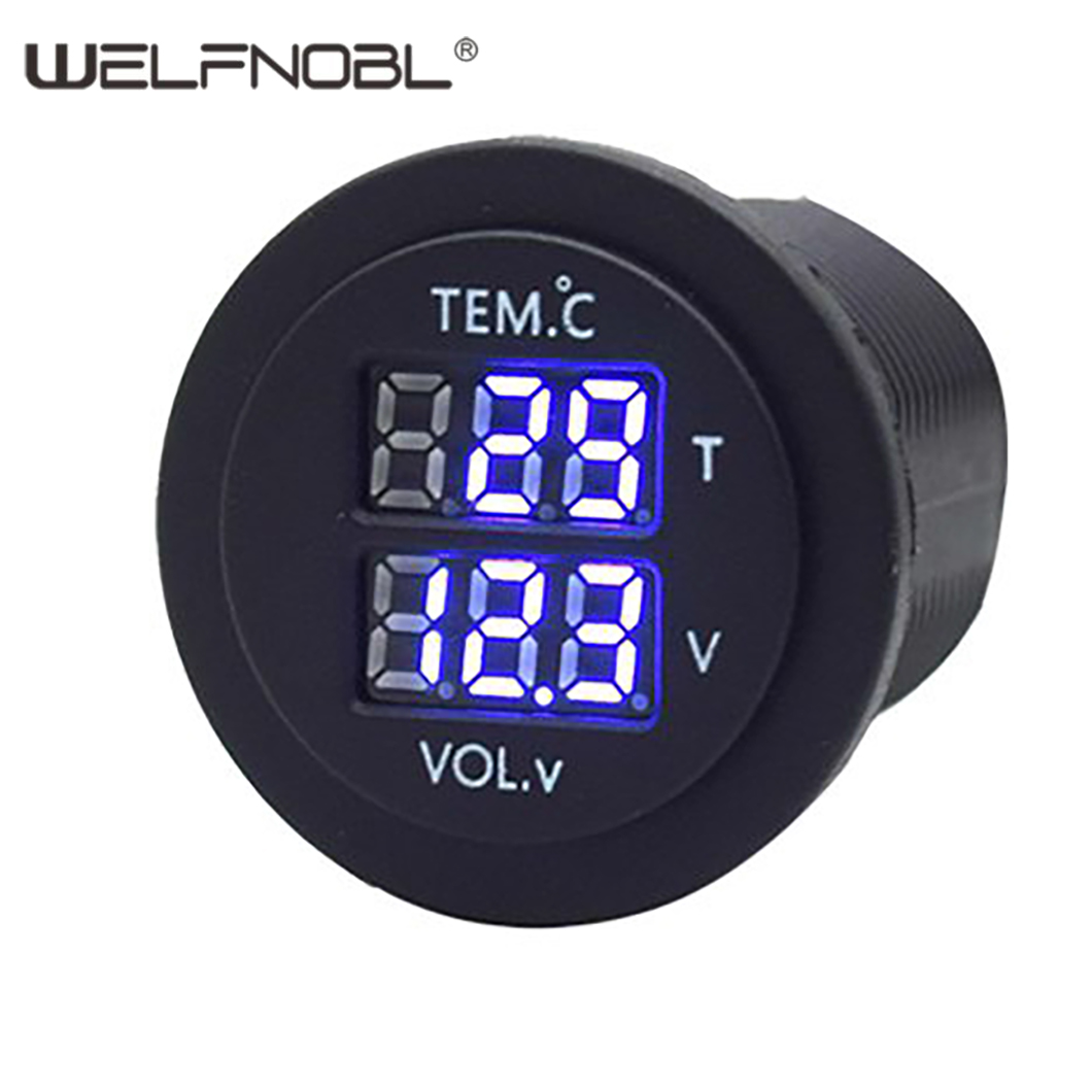 xcsource universal digital display voltmeter waterproof voltage meter