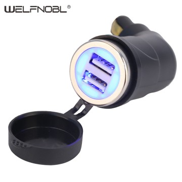 3.1A/3.3A Motorcycle Dual USB Charger