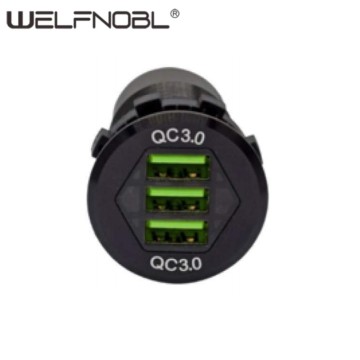 12V/24V 36W QC3.0 USB充電ソケット