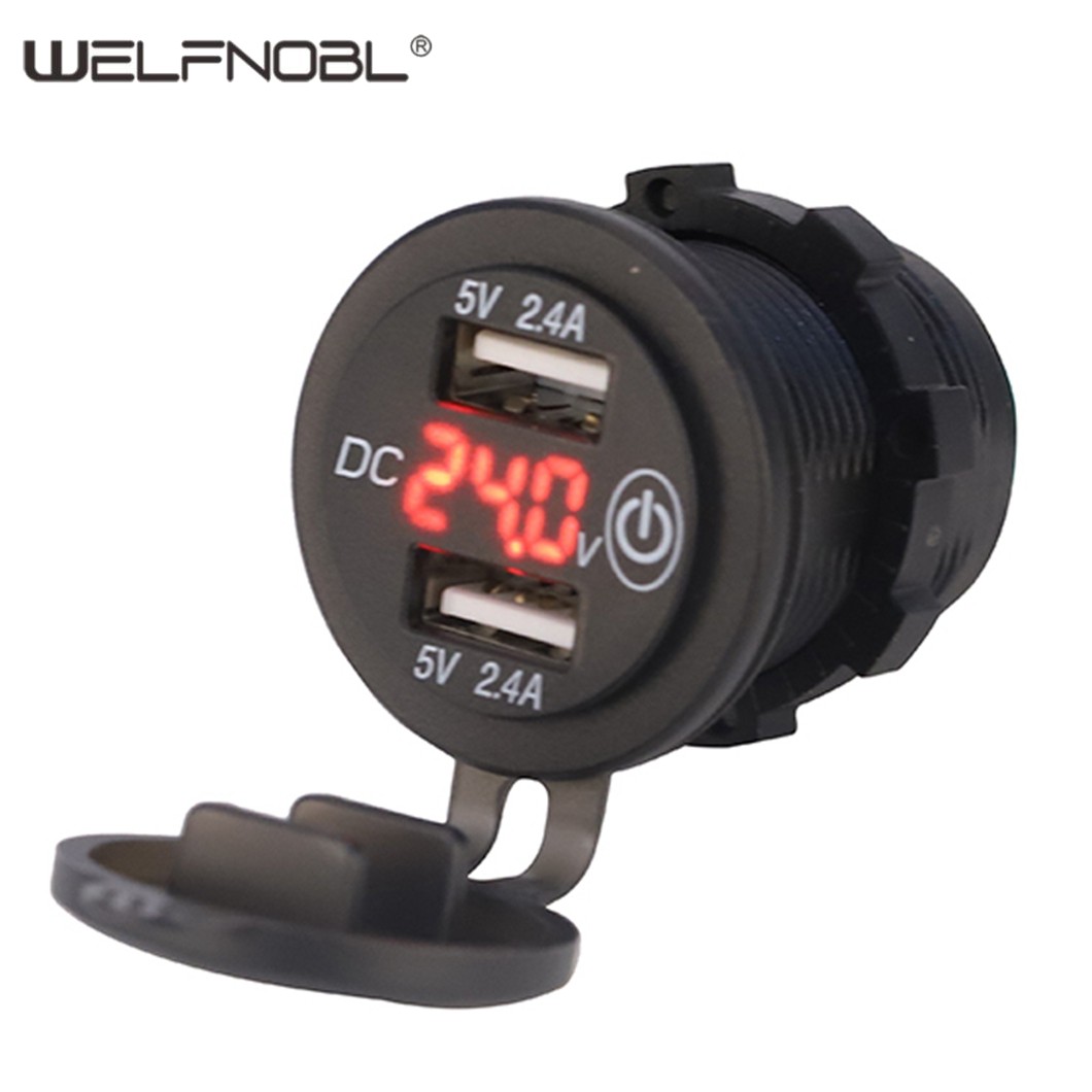 DS024B-T modification double USB On-board phone charger