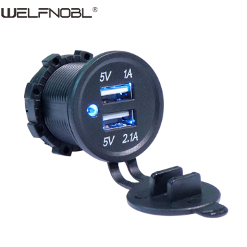 Автомобильное зарядное устройство с двумя USB-портами 3,1 А