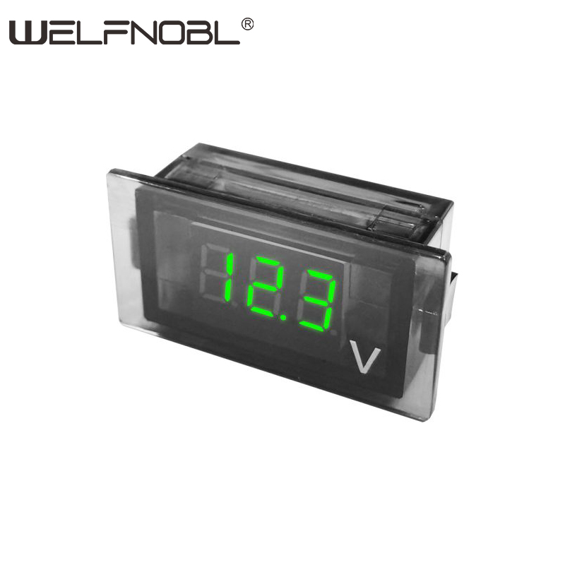### Présentation du voltmètre de précision DS209V Mini Square LED à affichage numérique CC 12-24 V