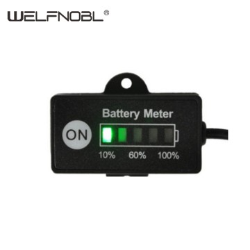 Mini 12V 24V LED Battery Indicator Gauge Meter