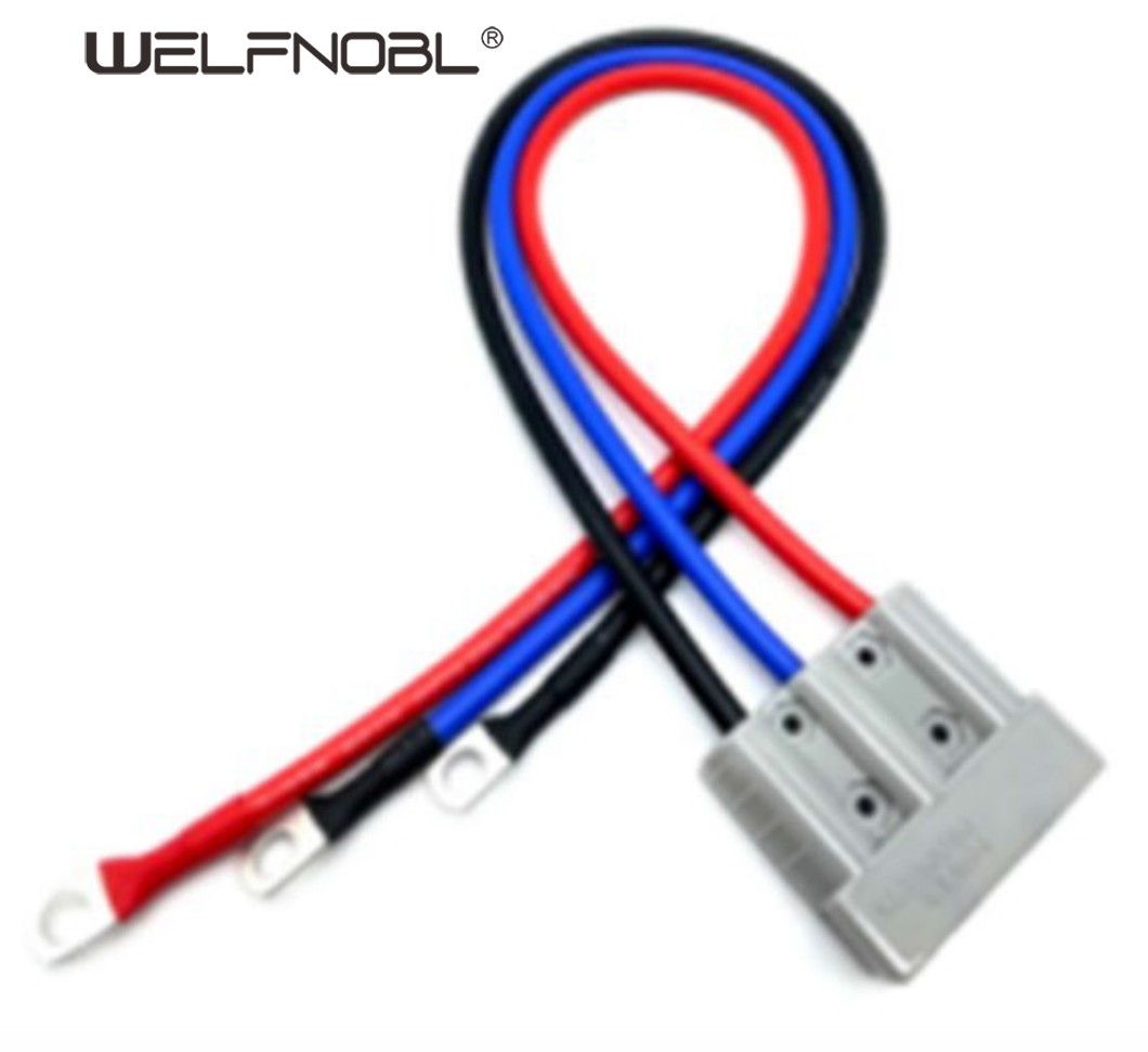 Dual 50A Anderson Plug Jumper Cable Plug Connector Kit