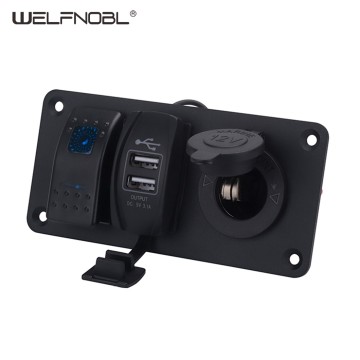 power socket USB combination Panel