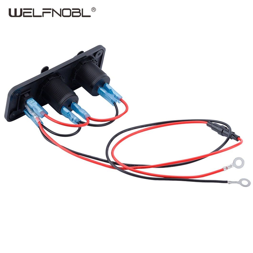 デュアル4.2A USB電源コンセントパネル