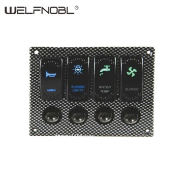 switch Panel combination with overload protection