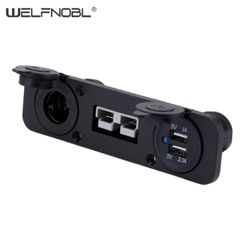 3-in-1 car charger Panel