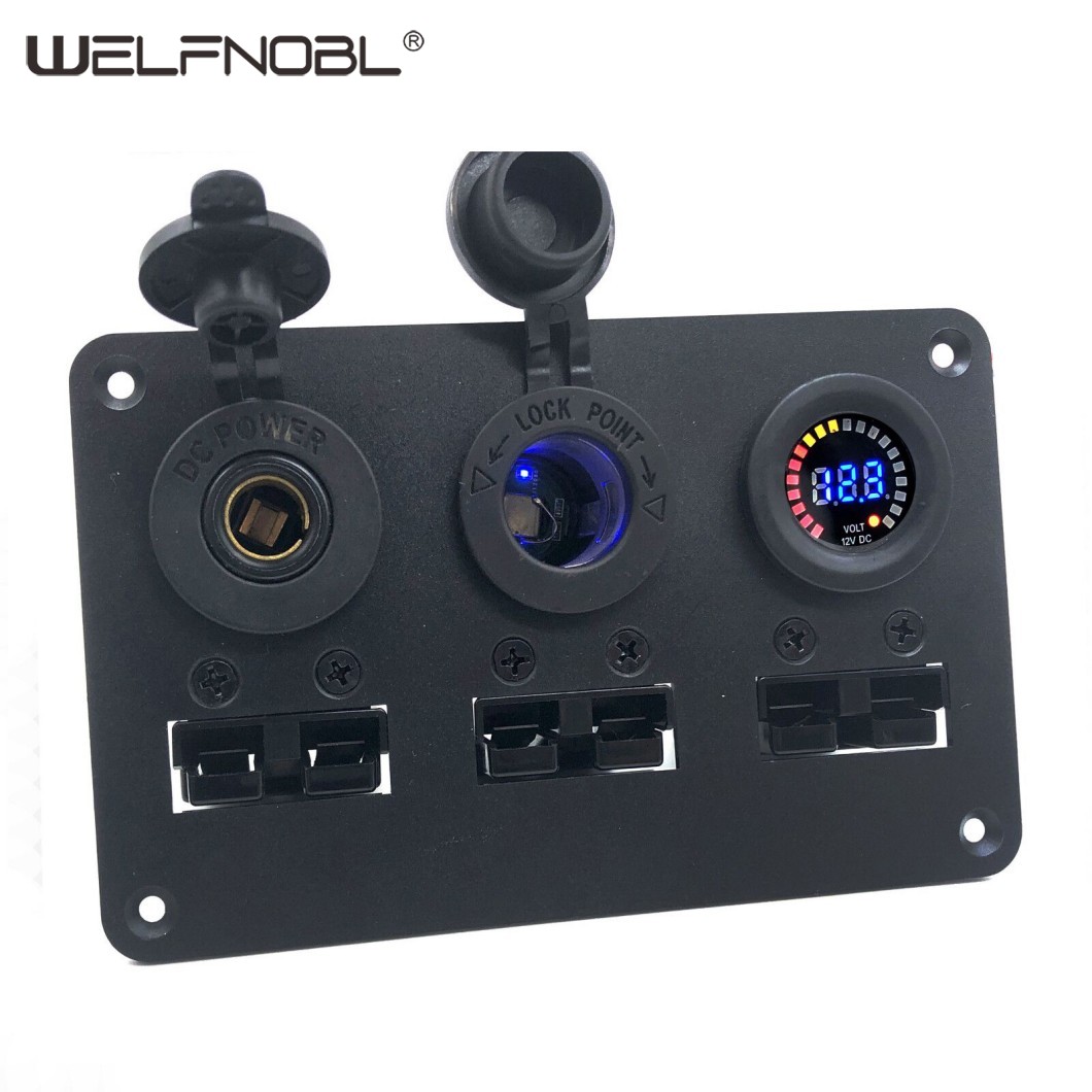 12v 24v Anderson Socket Flush Mount