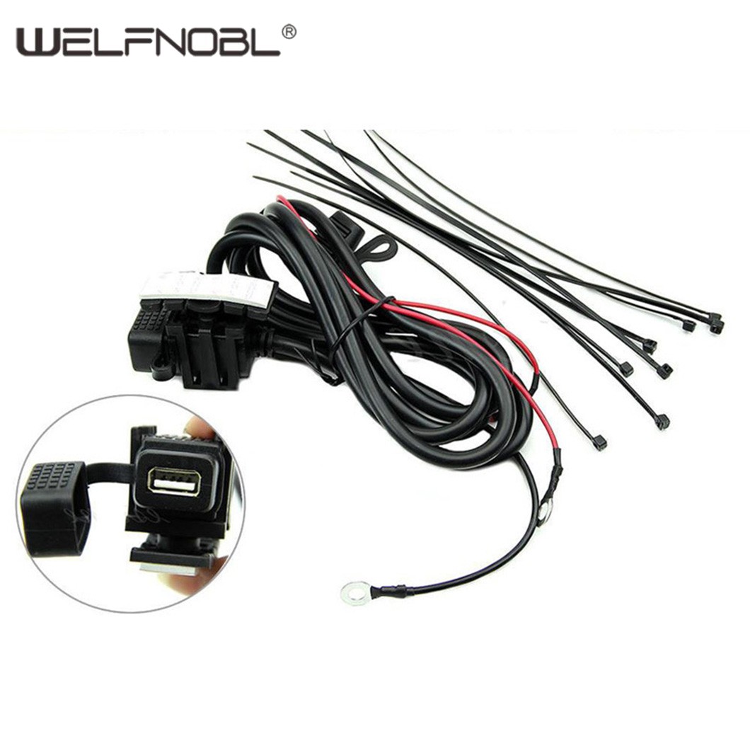 Motorcycle USB with Inline Fuse