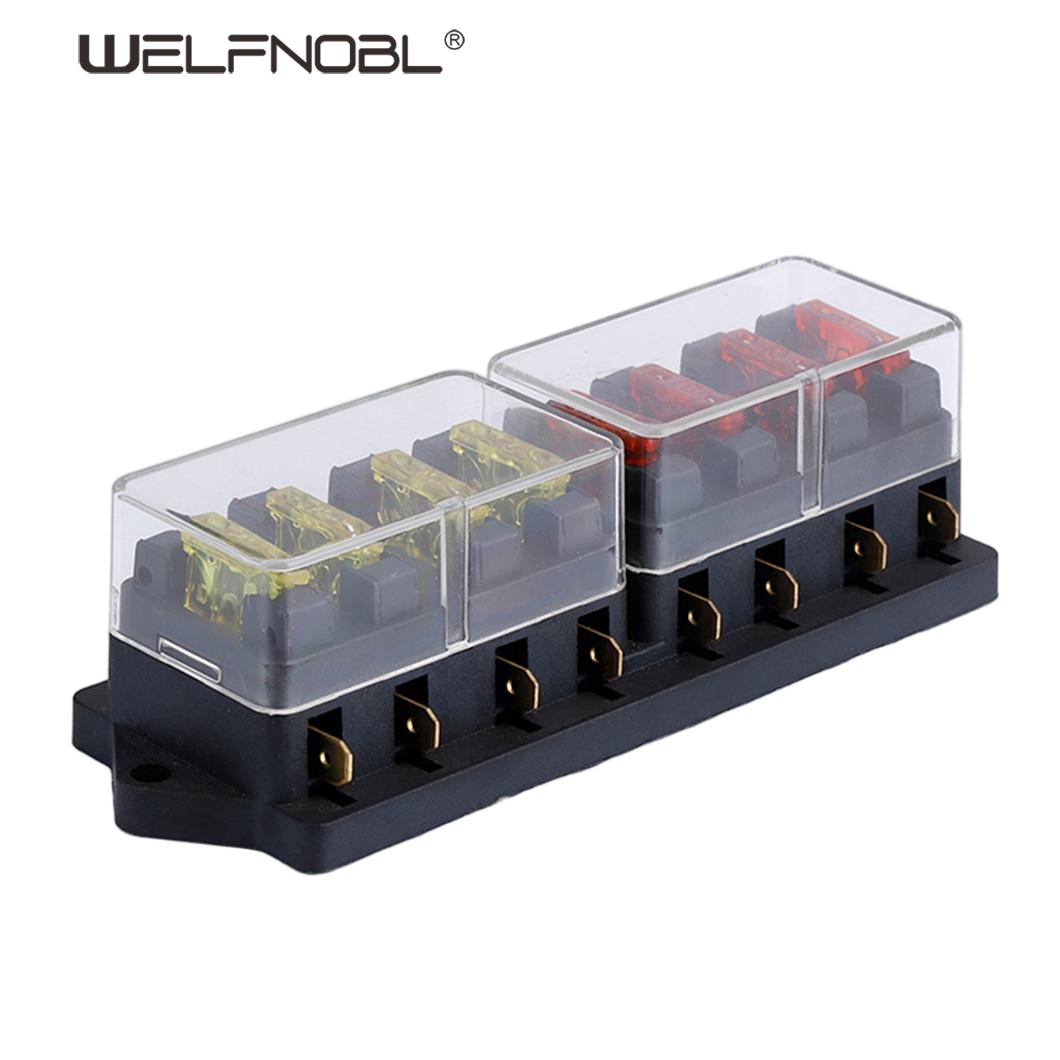 8-Way Atc Fuse Panel Box Holder