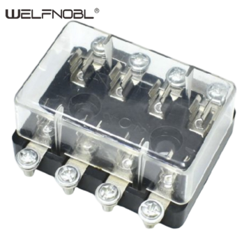 6 Way Waterproof Fuse Block with Zinc Alloy Fuses